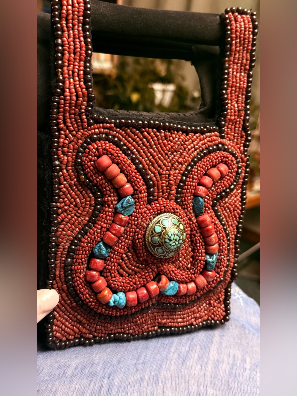 Handmade bag. Made by folks from Tibhet.